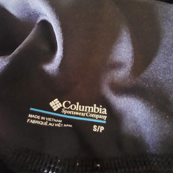 Columbia Black Sportswear Leggings with Logo Small - Picture 2 of 10